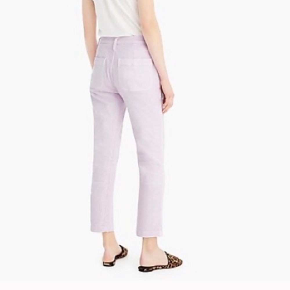J.Crew Straight-leg crop jeans in garment dyed
